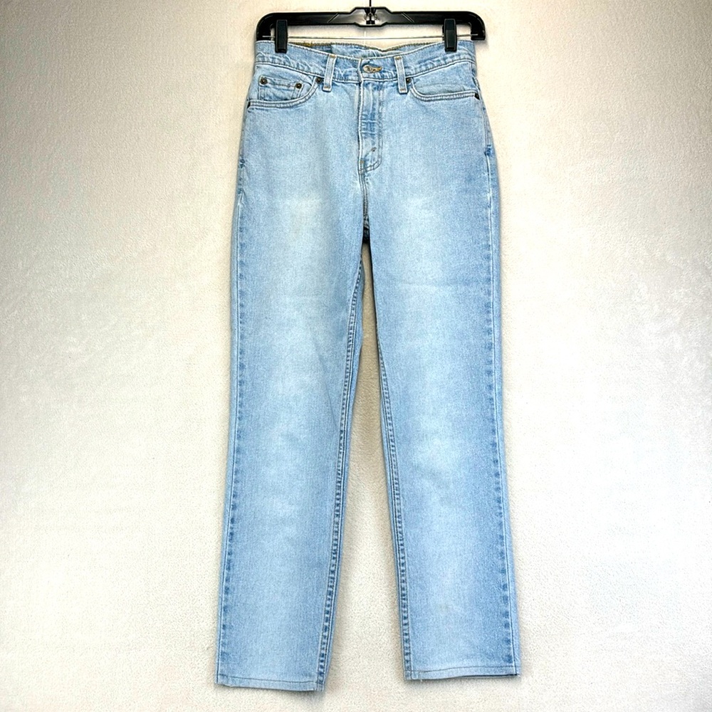 LEVI’S 512 Slim Fit Tapered Leg Vintage USA Cotton High Waisted Jeans Size 4